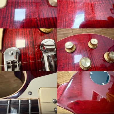 Gibson Les Paul Deluxe Guitar 30th Anniversary 2001 - Wine Red Flame Top w/Mods + OHSC image 21