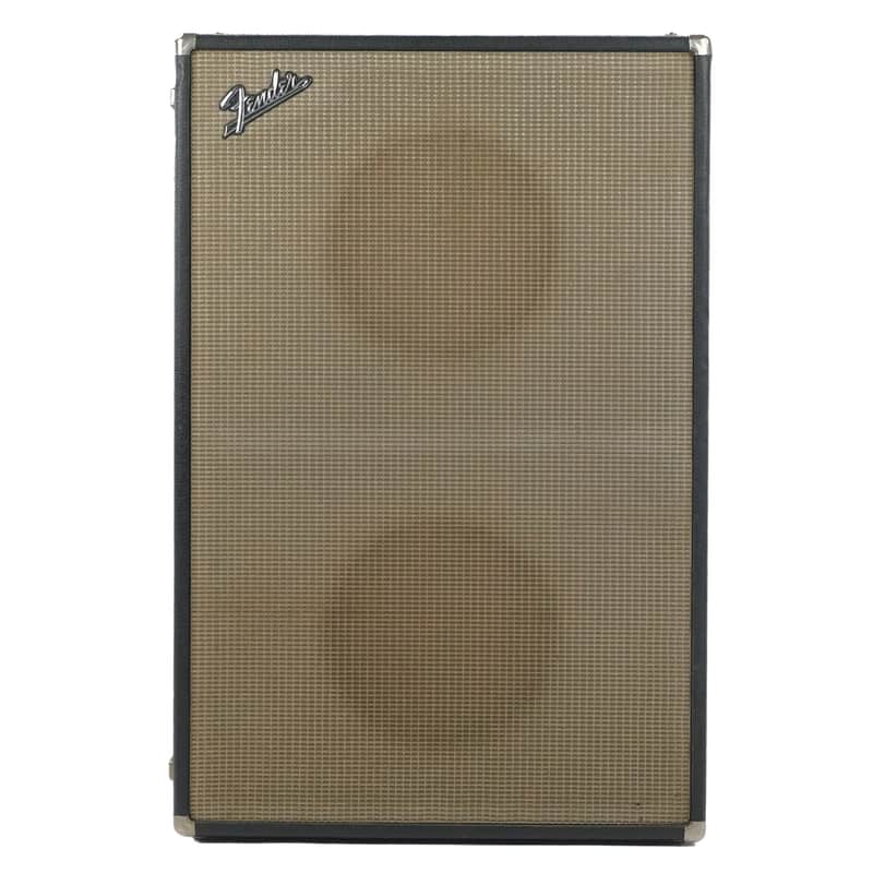 Vintage Fender Bassman Black Panel Cabinet Owned by Miguel Briseño of Lord Huron image 1