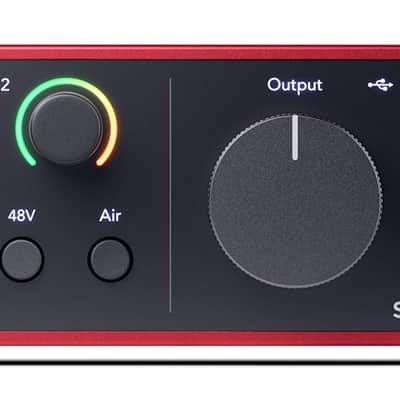Focusrite Scarlett Solo Studio 4th Gen Recording Interface+Mic+Pop Fillter+Cable image 4