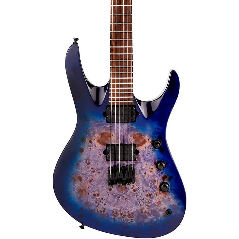 Jackson Pro Series Signature Chris Broderick Soloist HT6P Electric Guitar Regular Transparent Blue image 1