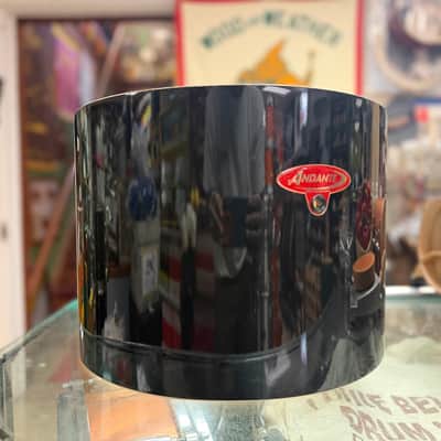 Andante Snare Drum Shell - Black Lacquer 10x14 image 5