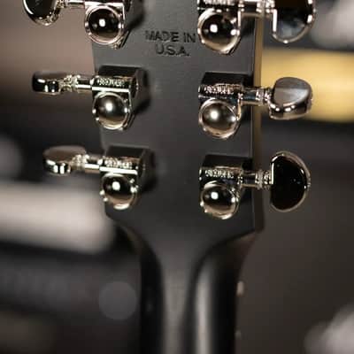 Gibson Hummingbird Special Dreadnought Acoustic/Electric Guitar - Ebony Satin with Gig Bag image 6