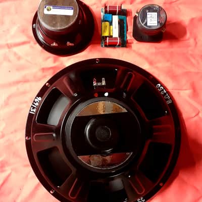 15" 3 WAY UPGRADE REPLACEMENT KIT ALUMINUM BULLET TEEETER 6.5 MIDRANGE AND 12DB CROSSOVER! MONSTER S image 5