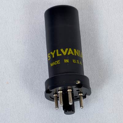 NOS Sylvania 5Z4 Rectifier Tube – USA Made – New Old Stock image 2