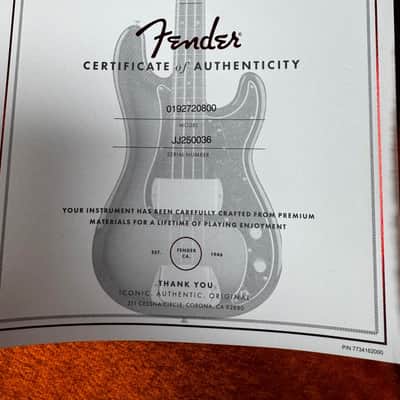 Fender James Jamerson Signature 1962 Precision Bass 3TSB Rosewood Fingerboard *IN STOCK* image 12
