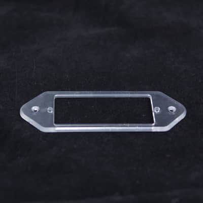 P90 Dog-ear to Mini Humbucker Pickup Adapter Ring ,1-Ply Clear Transparent image 2