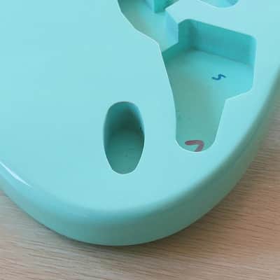Blue Poplar Strat Style Guitar Body, SSS Route, 57mm Neck Pocket image 2