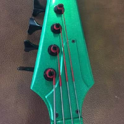 Epiphone ThunderBird 4 String Bass 2015 Green Sparkle image 4