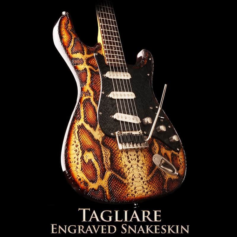 Dean Zelinsky Tagliare Engraved Snakeskin 2022 - Engraved Snakeskin image 1