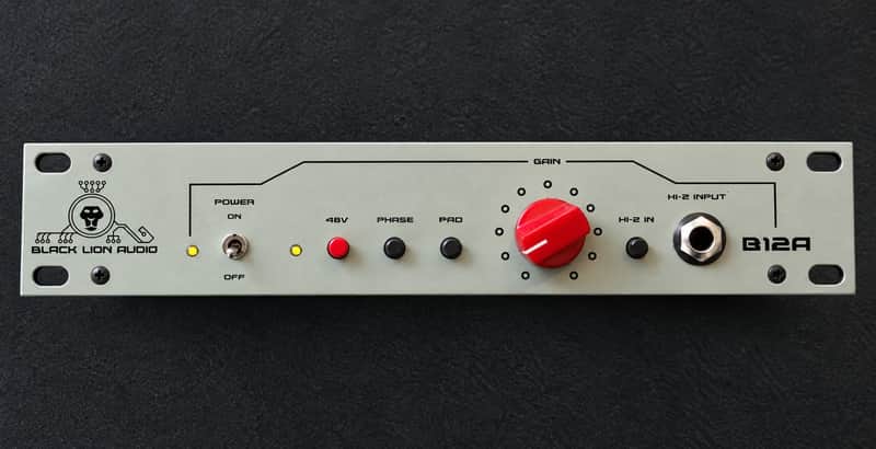Black Lion Audio B12A MKII Preamp 2010s - Silver image 1
