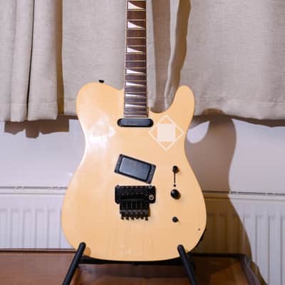 High End Vintage Fernandes TEJ-85 Telecaster Type Guitar MIJ Japan Lawsuit Era - Olympic White, Natural Relic image 1