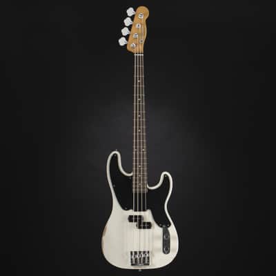 Fender AS Mike Dirnt Road Worn P-Bass RW White Blonde - 4-String Electric Bass image 2