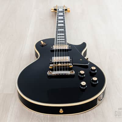 1973 Gibson Les Paul Custom Black Beauty Vintage Guitar w/ T Tops, Case image 10