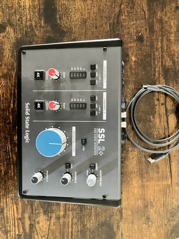 Solid State Logic SSL 2+ USB Audio Interface 2020 - Present - Black image 1