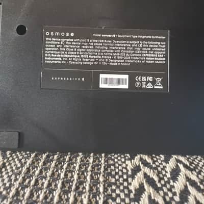 Expressive E Osmose 49-Key 24-Voice Polyphonic Synthesizer 2022 - Present - Black image 4