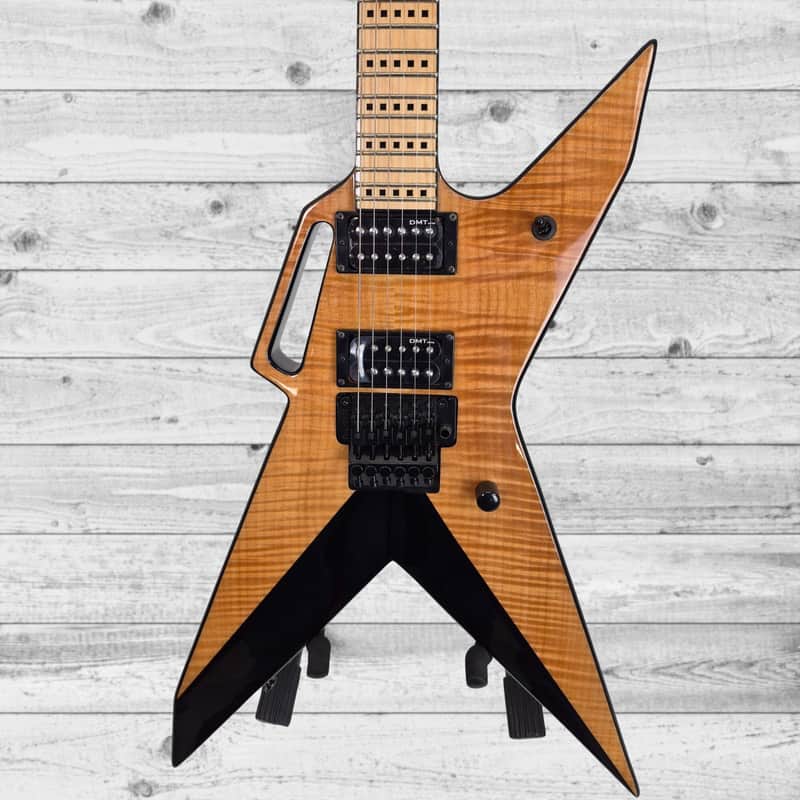 Used Dean AR-6 Zoltan Bathory Signature Electric Guitar - Natural Flame Top (7 lb 10 oz) image 1