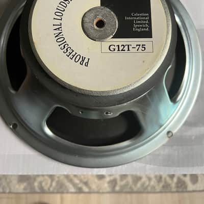 Celestion T3760 G12T-75 12" 75-Watt 16 Ohm Replacement Speaker 2010s - Silver image 1