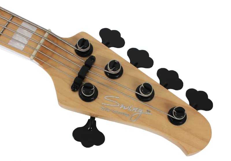 Swing G5V Matte Black Chambered Body Lightweight Active 5 String