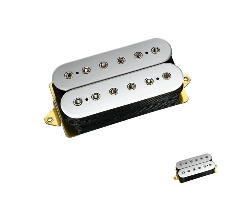 DiMarzio DP152  Super 3, Bridge Humbucker Pickup with  F-spaced - Chrome Tops -NEW image 1