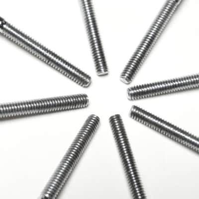 MINT! (10) Ludwig Bass Drum Tension Rods & Claws, Original Brass Washers - 1960's / INSPECTED & TESTED image 6