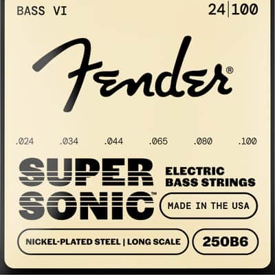 Fender SuperSonic 250B6 Bass VI Strings 24-100 image 1