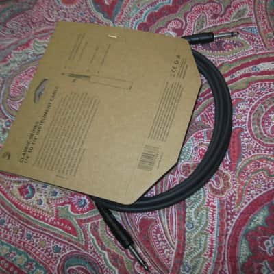 TWO new in package D'Addario Classic Series Instrument Cable Straight to Straight, 10ft. PW-CGT-10, Black / ultra-pure, oxygen-free copper coaxial conductor with dense spiral shielding in a low capacitance design / Double molded plug design image 23