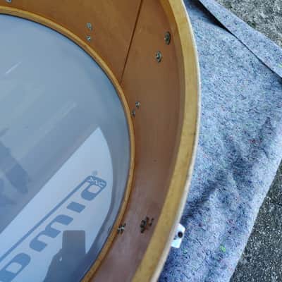 Ludwig 14x28 Virgin Bass Drum 1970's - Black Wrap image 12