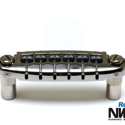 Graph Tech Resomax NW2 String Saver Wraparound Bridge - Black Nickel, Imperial PS-8593-BN image 2