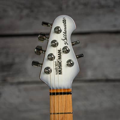 Ernie Ball Music Man Silhouette - Snowy Night, Roasted Maple Neck/Matching Headstock image 9