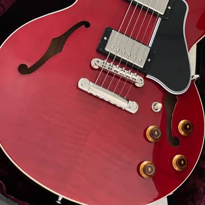Gibson Custom CS-336 Guitar Figured Top Faded Cherry 6 lbs 6 oz image 22