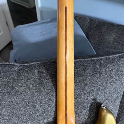Fender American Original 50s Stratocaster guitar Aztec gold image 13