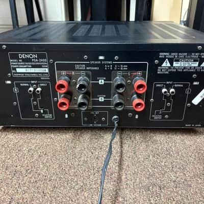 Denon POA-2400 Vintage High-current Analog Stereo Power Amplifier image 7