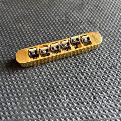 1982-83 Gibson Gold 9 Point Tune-O-Matic Bridge for Explorer 2 E2 ES-345 ES-355 LAST ONE!! image 1