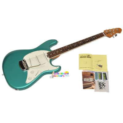 Ernie Ball Music Man Cutlass SSS Tremolo-2018-Sherwood Green ONE-OFF image 2