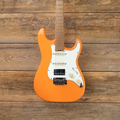 Schecter Nick Johnston Traditional HSS Electric Guitar - Atomic Orange image 2