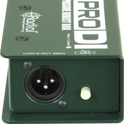 Radial Engineering ProDI Passive Instrument Direct Box DI w/ Mic Cable image 9