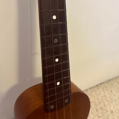 Very Clean ca. 1950 Harmony Roy Smeck Soprano Mahogany Ukulele image 4