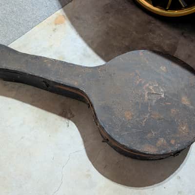 Tenor Pot Frying Pan Tenor Banjo Pre War Depression Era Original Playable Folk Art Vintage Early Century image 25