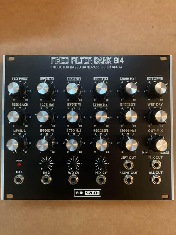 AJH Synth Fixed Filter Bank 914 - Black image 1