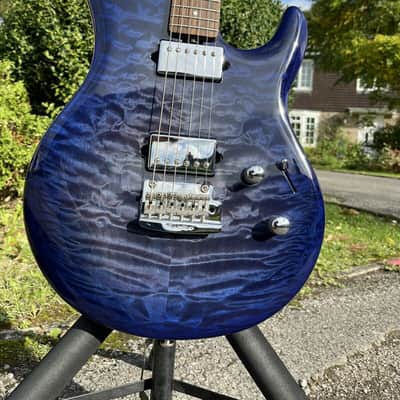 Music Man Luke III HH BFR Blueberry Burst Quilt Roasted RW - Mint Inc Case image 8