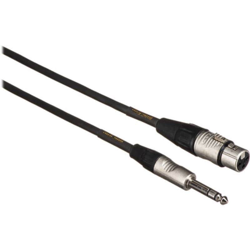 Mogami CorePlus XLR Female to 1/4" TRS Male Patch Cable (5') image 1