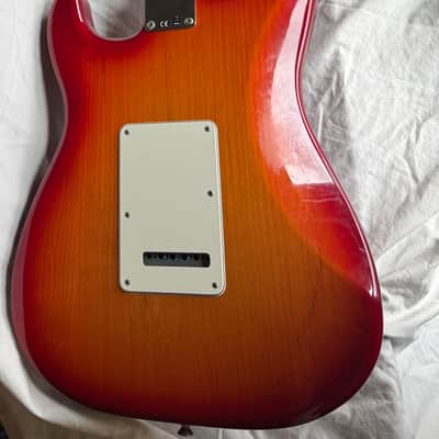 Fender Player II Stratocaster HSS Electric Guitar - Aged Cherry Burst *With Case* image 3