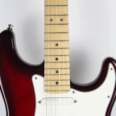 1993 Vintage Fender Stratocaster Plus Deluxe Crimson Burst Strat USA 1990s TBX Tone +OHSC image 8