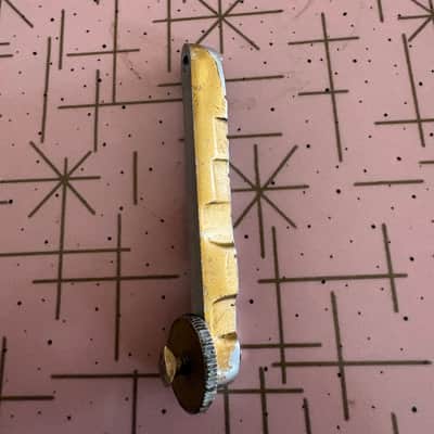 Vintage Bigsby Saddle 1960s aluminum gold good shape image 2
