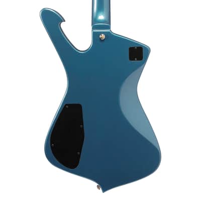 Used Ibanez IC420ABM Iceman Electric Guitar w/Bag - Antique Blue Metallic image 7