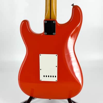 1991 Fender Squier Hank Marvin Japan Stratocaster – Fiesta Red image 11