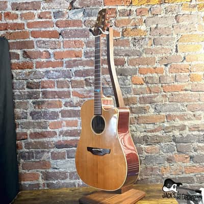 Takamine MIJ Santa Fe ESF-10c Acoustic Electric Guitar (1990s - Natural) image 2