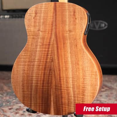 Taylor GS Mini-e LTD Acoustic/Electric Guitar - Figured Koa with Gig Bag image 2