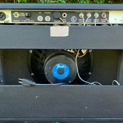 1968/69 Fender Drip Edge Deluxe Reverb Guitar Amp AB763 image 13