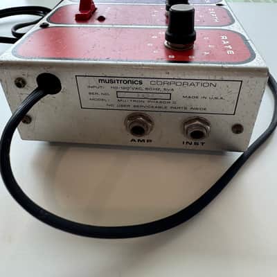 Musitronics Mu-Tron  Phasor II  1976 - Silver image 6
